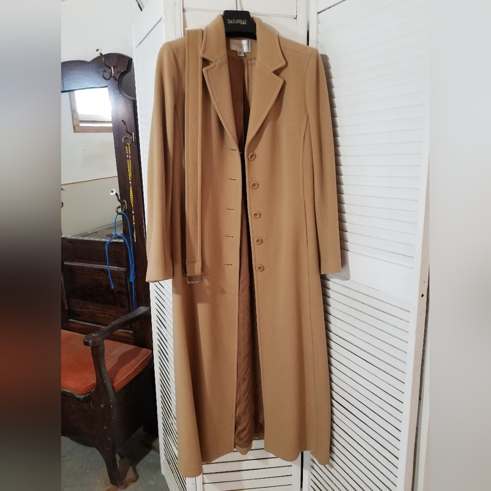 Vintage wool and cashmere ankle length  winter coat. Lightly worn.